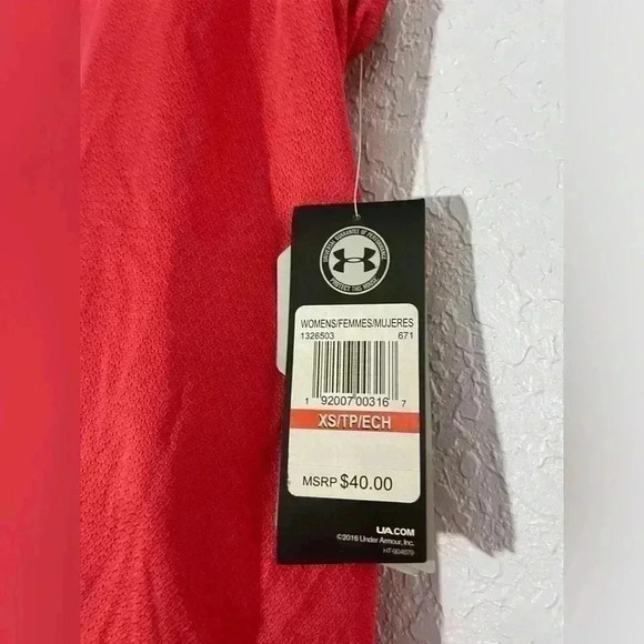 Under Armour NWT Women’s XS UA Qualifier HexDelta Pink Tank Top - Picture 5 of 9